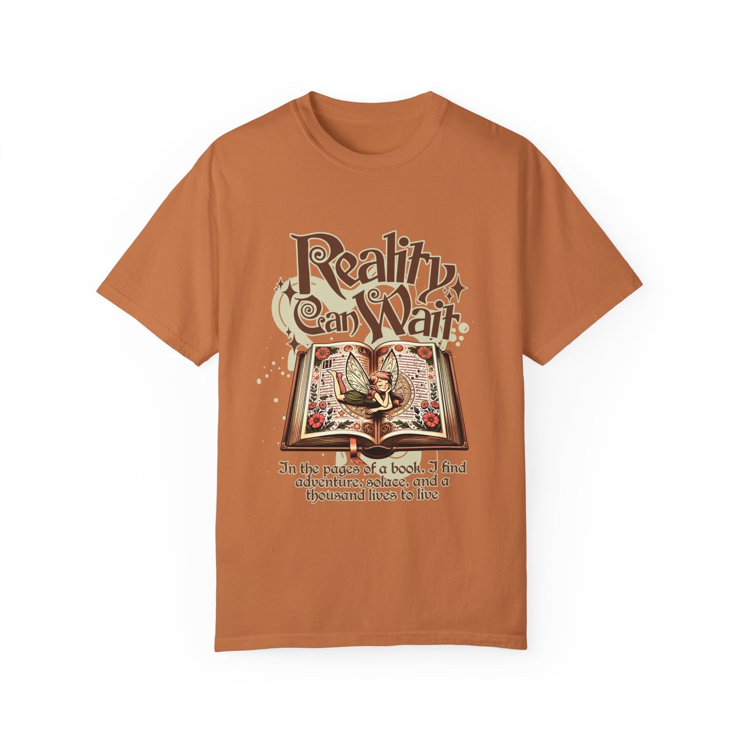 Reality Can Wait Book Lover T-Shirt | Unisex | Reader Gift | Soft Cotton Tee | Bookworm Gift | Book Lovers Gift | Reader Tee