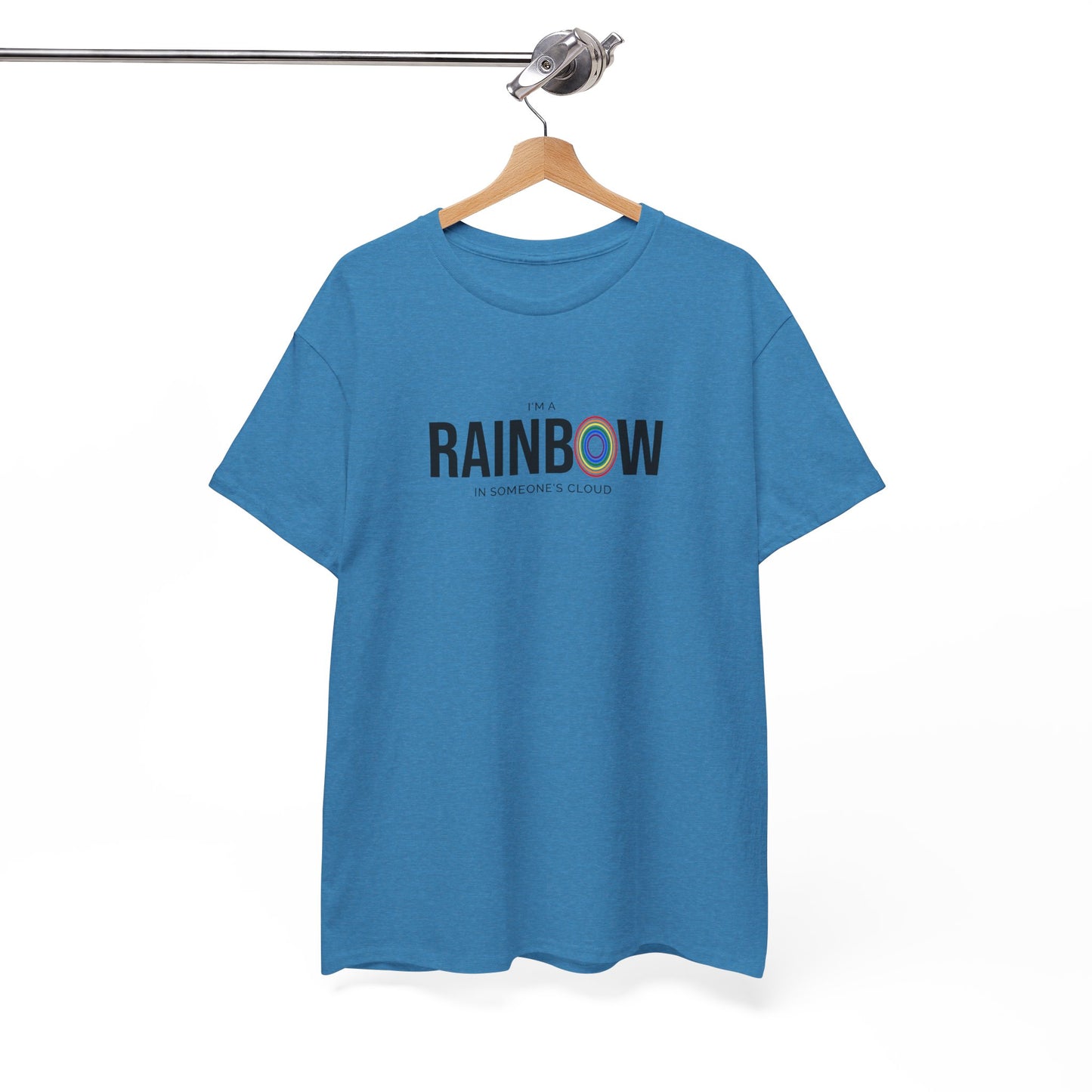 Be a Rainbow in Someone's Cloud" T-Shirt | Inspirational Unisex Tee | Kindness Gift | Special gift | Motivational Tee | Gift for her