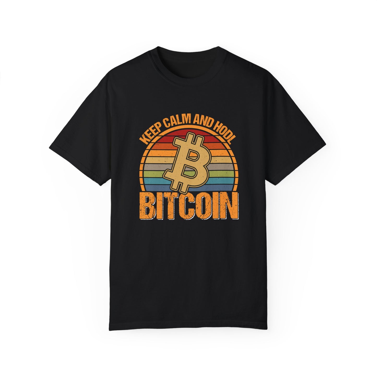 Keep Calm and HODL Bitcoin T-Shirt |  Cryptocurrency Shirt | Bitcoin Gift | Unisex Tee