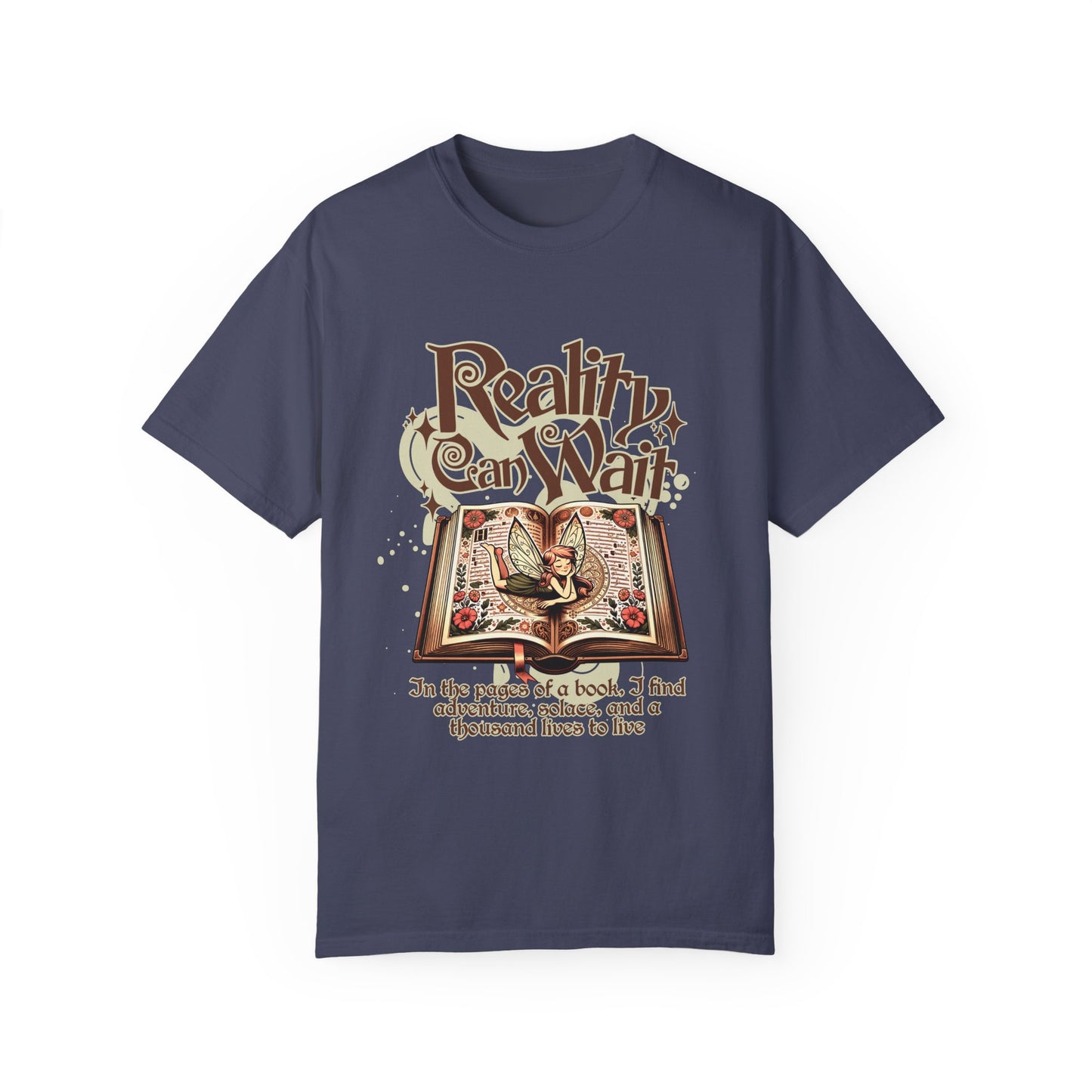 Reality Can Wait Book Lover T-Shirt | Unisex | Reader Gift | Soft Cotton Tee | Bookworm Gift | Book Lovers Gift | Reader Tee