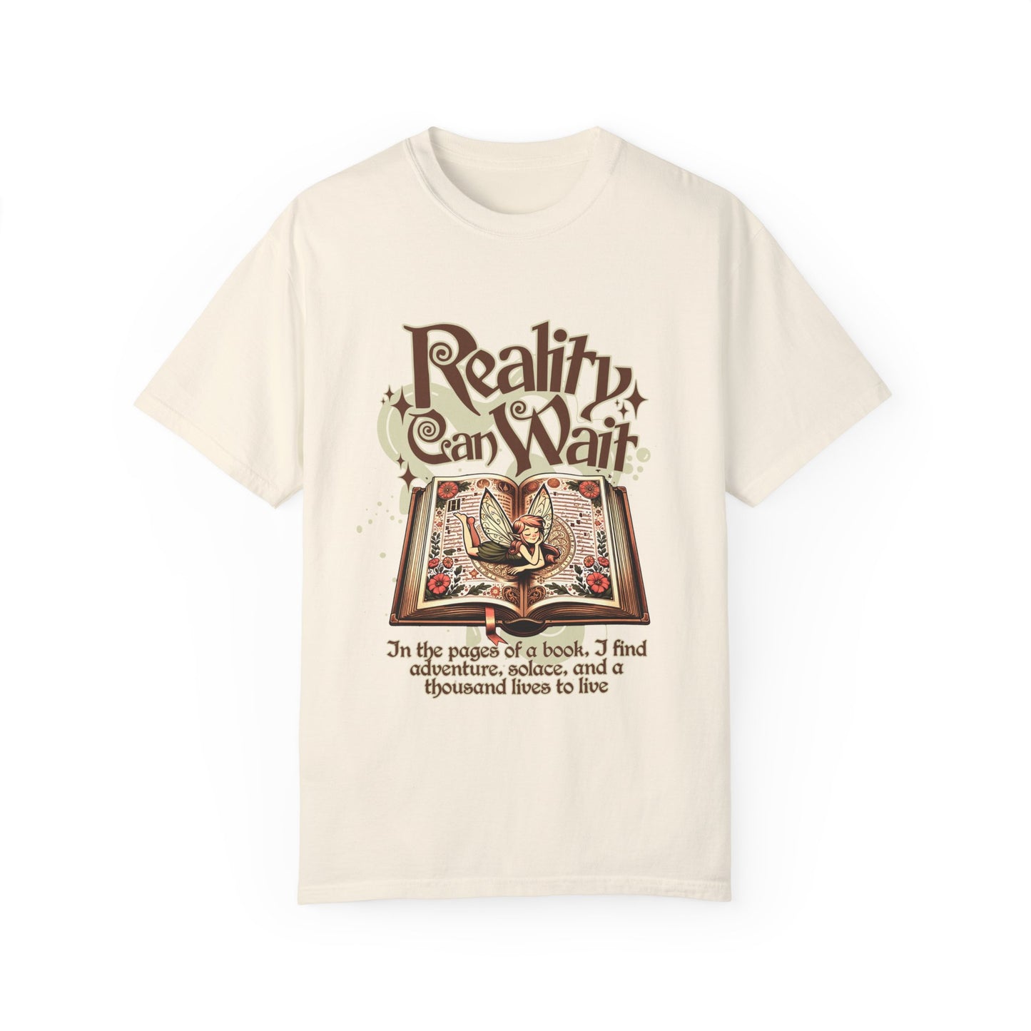 Reality Can Wait Book Lover T-Shirt | Unisex | Reader Gift | Soft Cotton Tee | Bookworm Gift | Book Lovers Gift | Reader Tee