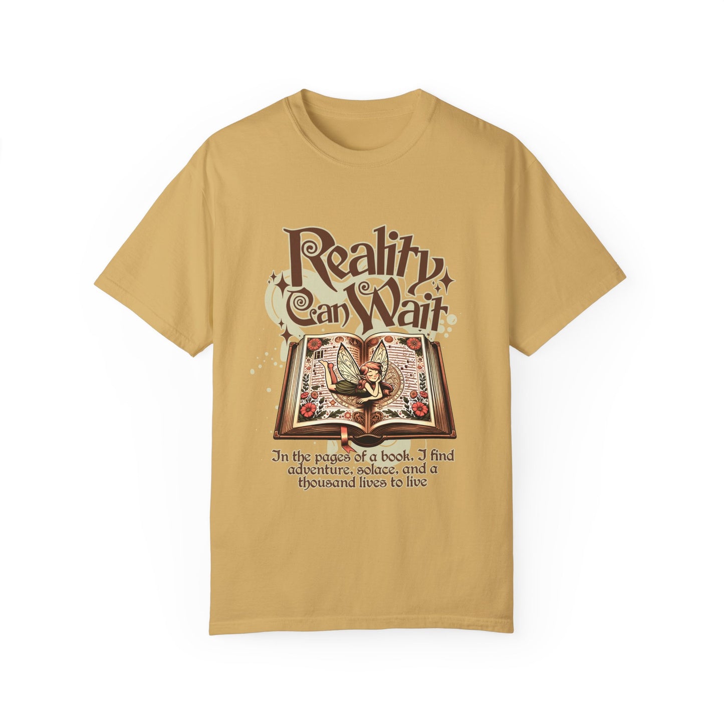 Reality Can Wait Book Lover T-Shirt | Unisex | Reader Gift | Soft Cotton Tee | Bookworm Gift | Book Lovers Gift | Reader Tee