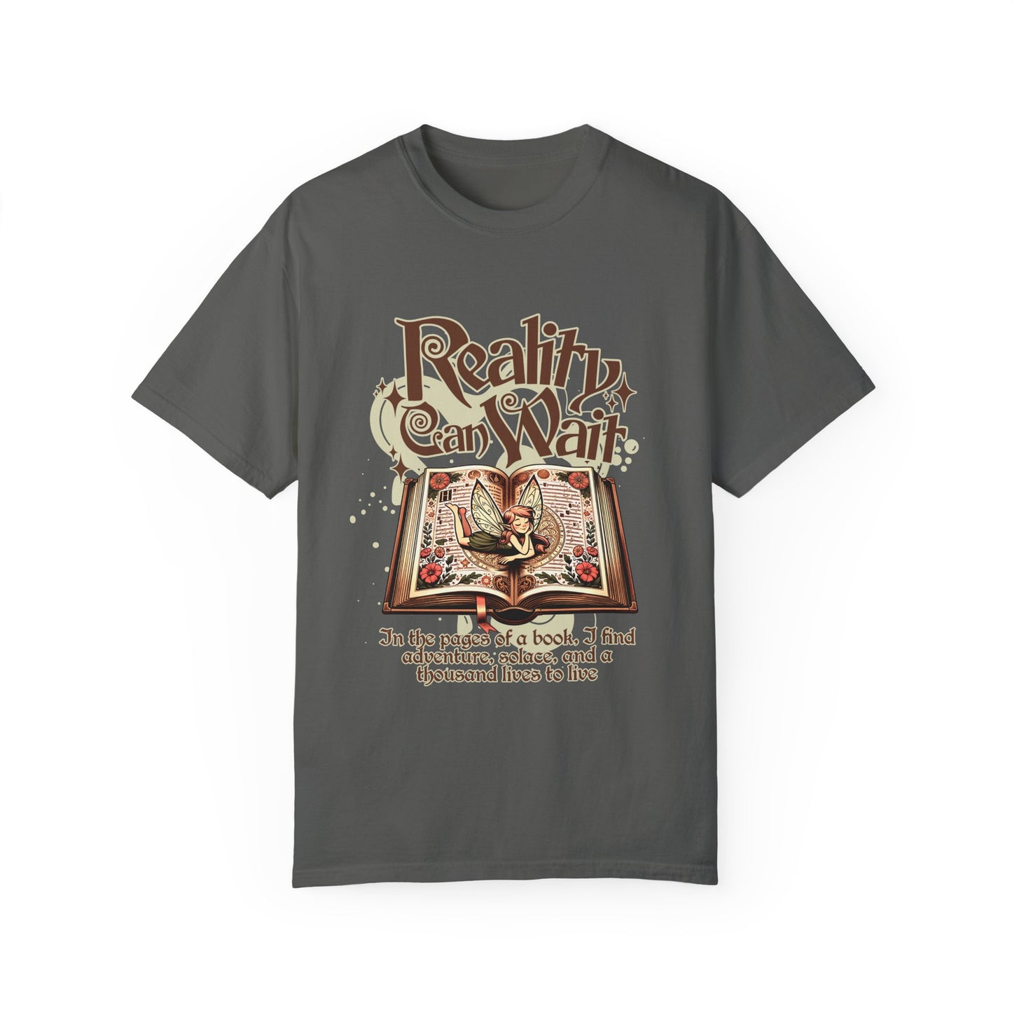 Reality Can Wait Book Lover T-Shirt | Unisex | Reader Gift | Soft Cotton Tee | Bookworm Gift | Book Lovers Gift | Reader Tee