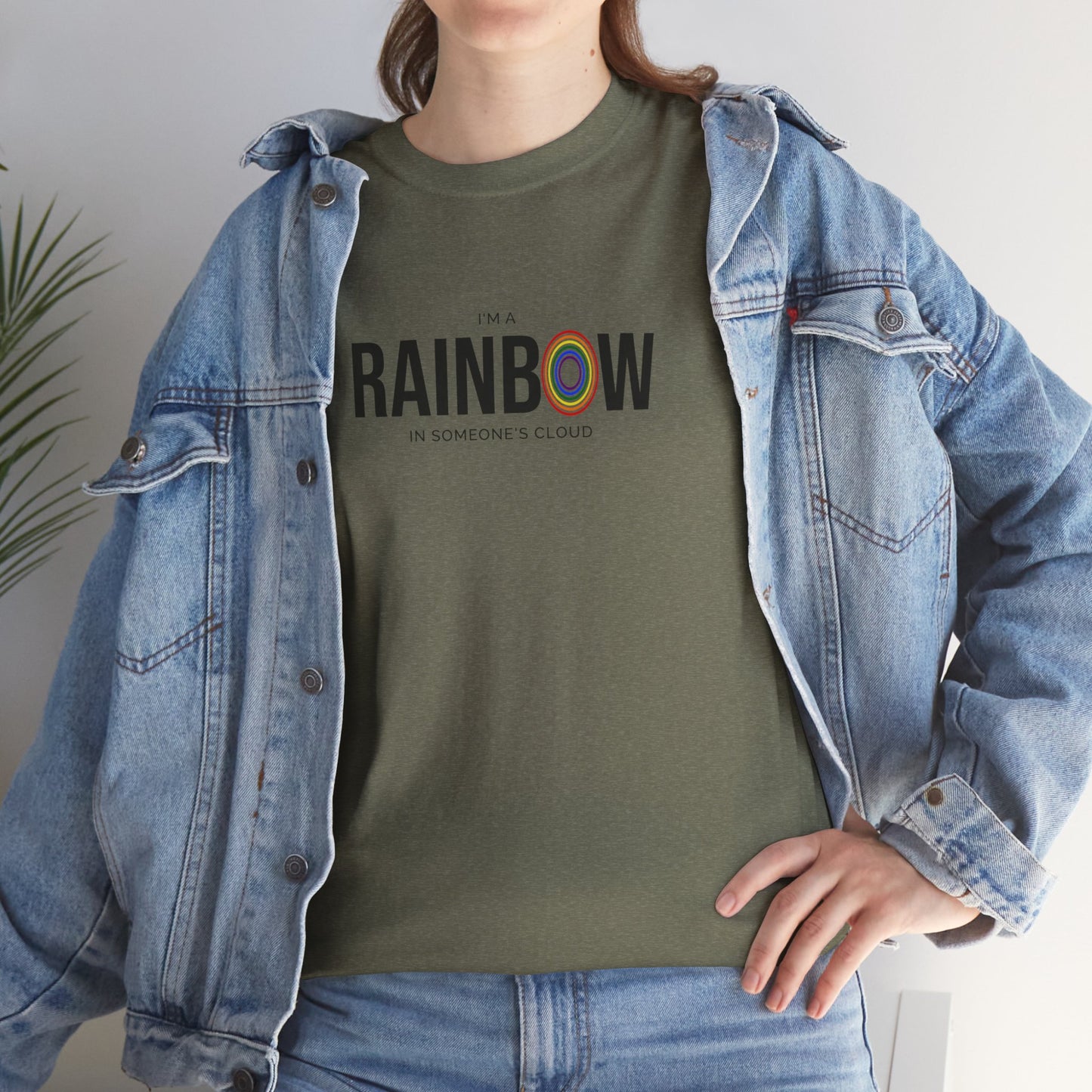 Be a Rainbow in Someone's Cloud" T-Shirt | Inspirational Unisex Tee | Kindness Gift | Special gift | Motivational Tee | Gift for her