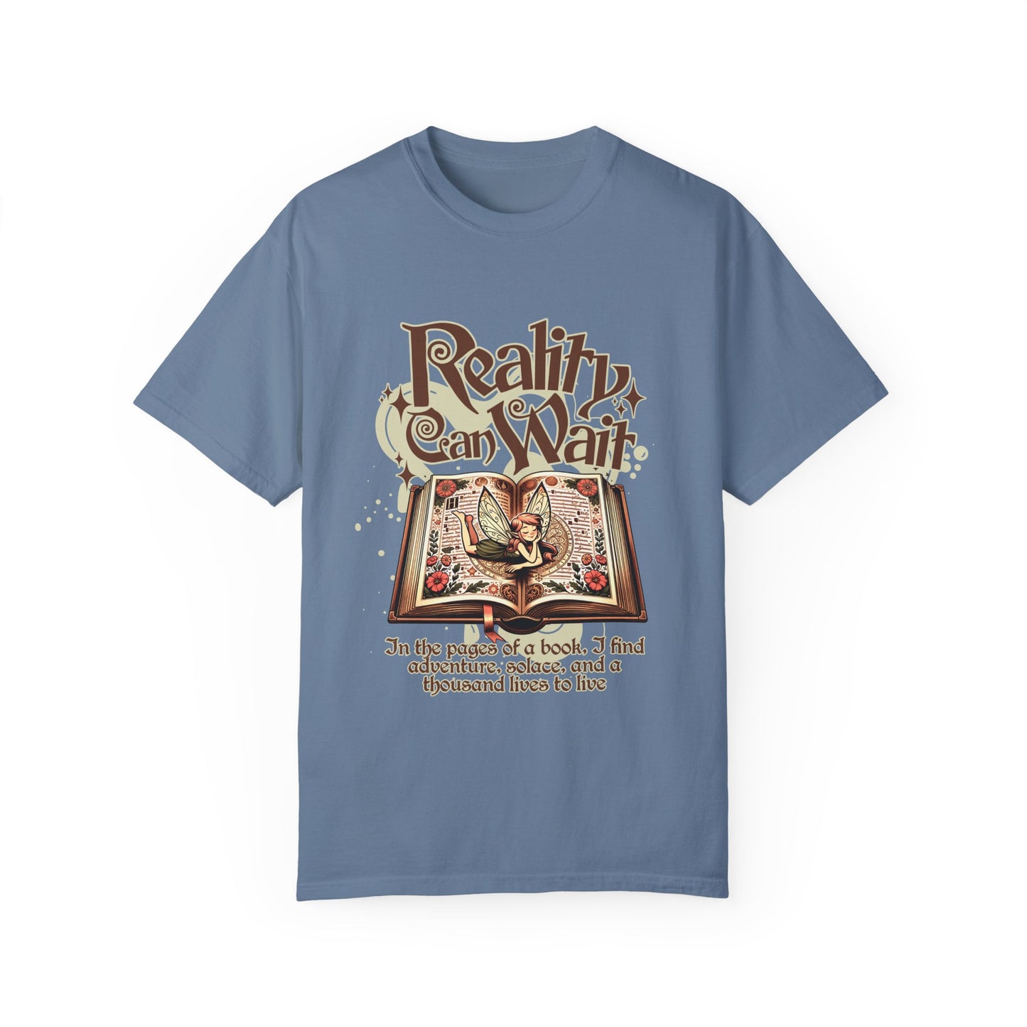 Reality Can Wait Book Lover T-Shirt | Unisex | Reader Gift | Soft Cotton Tee | Bookworm Gift | Book Lovers Gift | Reader Tee